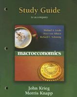 Study Guide to Accompany Macroeconomics 0321303903 Book Cover