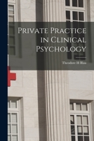 Private Practice in Clinical Psychology 1014999987 Book Cover
