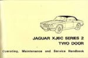 Jaguar Xj6c Series 2 Two Door Official Handbook E184/1: General Data - Care and Maintenance Instructions - Wiring Diagrams 1855207877 Book Cover