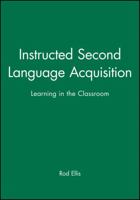 Instructed Second Language Acquisition 063116202X Book Cover