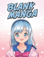 YouComics Blank Manga Book Shojo Kawaii girl (Creativity sketchbook draw your own manga) [8.5x11][150pages]: Unleash Your creativity with a DIY Comic book 1671160886 Book Cover