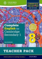 Complete English for Cambridge Secondary 1 Teacher Pack 8: For Cambridge Checkpoint and Beyond 0198364725 Book Cover