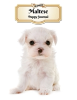 2020 Maltese Puppy Journal: Weekly Planner - 12 Months - 107 pages 8.5 x 11 in. - Calendar - Diary - Organizer - Vaccinations - Vet Appointments - Half Spread Wide Ruled Pages 1695344421 Book Cover