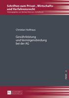 Gewaehrleistung Und Vermoegensbindung Bei Der AG 3631725841 Book Cover