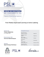 From Weakly Supervised Learning to Active Labeling: PhD Thesis B0B28KP878 Book Cover