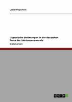 Literarische Str�mungen in der deutschen Prosa der Jahrtausendwende 364012653X Book Cover