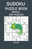 Sudoku Puzzle Book Medium: 300 Puzzles Volume 1 B08BRKLS8B Book Cover