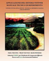 Applicazione Del Sistema Vetiver Manuale Tecnico Di Riferimento: Vetiver System Applications - Technical Reference Manual - ITALIAN Edition 1456382063 Book Cover