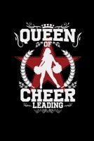 Queen of cheer leading: Cheerleader - 6x9 - grid - squared paper - notebook - notes 1671038630 Book Cover