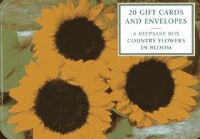 Tin Box of 20 Gift Cards and Envelopes: Country Flowers in Bloom: A keepsake tin box featuring 20 high-quality floral gift cards and envelopes 0754826155 Book Cover