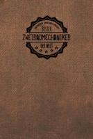 Gepr�ft und Best�tigt bester Zweiradmechanikerwerker der Welt: Notizbuch f�r den Mann, der in der Zweiradmechanik arbeitet Geschenkidee Geschenke Geschenk 170673493X Book Cover