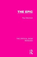 The Epic (Critical Idiom) 0416197000 Book Cover
