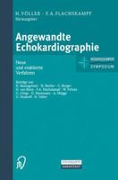 Angewandte Echokardiographie. Neue und etablierte Verfahren 3798512019 Book Cover