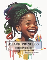 Black Princess Coloring Book B0BW23BWW6 Book Cover