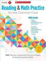 Reading and Math Practice: Grade 1: 200 Teacher-Approved Practice Pages to Build Essential Skills 0545672570 Book Cover