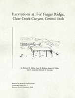 Excavations at Five Finger Ridge Op #5: Volume 5 0874806887 Book Cover