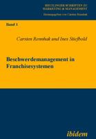 Beschwerdemanagement in Franchisesystemen (Marketing & Management) 3898218325 Book Cover