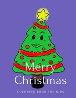 Merry Christmas coloring book for kids large 8.5" x 11" 102 page of 50 Christmas theme Illustrations B08P3PCBCM Book Cover