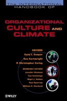 The International Handbook of Organizational Culture and Climate 0471491268 Book Cover