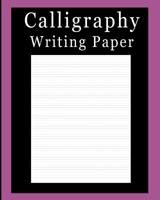 Calligraphy Practice Notebook: Solid Purple, Calligraphy Writing Paper, Upper & Lowercase Alphabet Guide For Calligraphy Lettering and Design Practice 1099900425 Book Cover