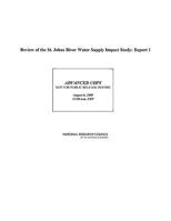 Review of the St. Johns River Water Supply Impact Study: Report 1 0309142229 Book Cover
