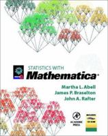 Statistics with Mathematica 0120415542 Book Cover