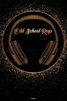 Old School Rap Planner: Old School Rap Golden Headphones Music Calendar 2020 - 6 x 9 inch 120 pages gift 1660168708 Book Cover