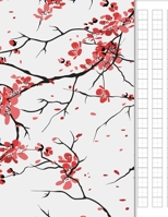 Japanese Writing Practice Book: Genkouyoushi Paper for Notetaking & Practice of Kana & Kanji, Cherry Blossom Cover 1674153856 Book Cover