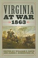 Virginia at War, 1863 0813125103 Book Cover
