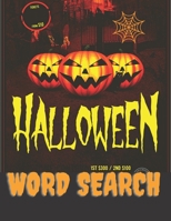 Halloween Word Search Book: Puzzle For Adults And Kids B08JF5FH3K Book Cover