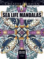 Creative Haven Deluxe Edition Sea Life Mandalas Coloring Book 0486813789 Book Cover