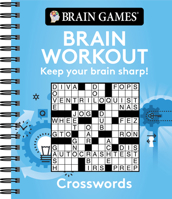 Brain Games - Brain Workout: Crossword 1645580679 Book Cover