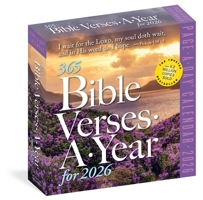 365 Bible Verses-A-Year Page-A-Day(r) Calendar 2026: Timeless Words from the Bible to Guide, Comfort, and Inspire 1523530030 Book Cover