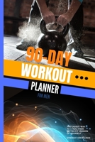 Workout Planner For Men: Workout Log Book - Gym, Fitness, Exercise And Training Tracker 4722733937 Book Cover