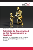Principio de Especialidad en los Consejos para la Igualdad (Spanish Edition) 6139402468 Book Cover