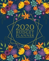 Budget Planner: Weekly and Monthly Financial Organizer Savings - Bills - Debt Trackers Navy Colorful Floral 1691051640 Book Cover