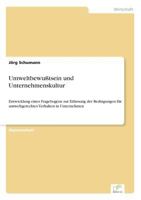 Umweltbewusstsein Und Unternehmenskultur 383863960X Book Cover