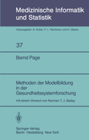 Methoden Der Modellbildung in Der Gesundheitssystemforschung 3540116087 Book Cover