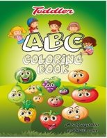 ABC coloring book: 2020 high-quality black&white Alphabet coloring book for kids ages 2-4. Toddler ABC coloring book 1654961035 Book Cover