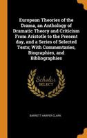 European Theories of the Drama 0517505398 Book Cover