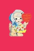 to someone nice on valentine's day: retro cute kitten valentine romantic gifts for him or her B084DGPN2Y Book Cover