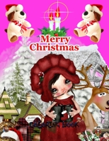 Merry Christmas Coloring Book: New and Expanded Editions, 100 Unique Designs, Ornaments, Christmas Trees, Wreaths, and MoreColoring Book 167197168X Book Cover
