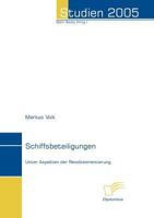 Schiffsbeteiligungen 3832493530 Book Cover