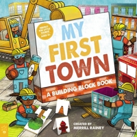 My First Town: A Building Block Book 1250906865 Book Cover