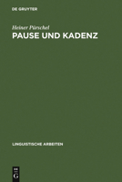 Pause Und Kadenz: Interferenzerscheinungen Bei Der Englischen Intonation Deutscher Sprecher 3484102284 Book Cover