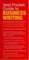 Vest-Pocket Guide to Business Writing: The Instant-Answer Source for Today's Business Writer 0134403487 Book Cover