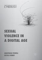 Sexual Violence in a Digital Age 1349845485 Book Cover