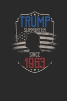 Trump Supporter Since 1963: Dotted Bullet Journal (6 X 9 -120 Pages) - Gift Idea For American , American Flag and Birthday 1697611826 Book Cover
