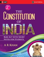 The Constitution of India Bare Act with Short Notes for Students 2ed 9383454202 Book Cover