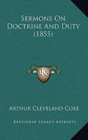 Sermons on doctrine and duty 1165805413 Book Cover